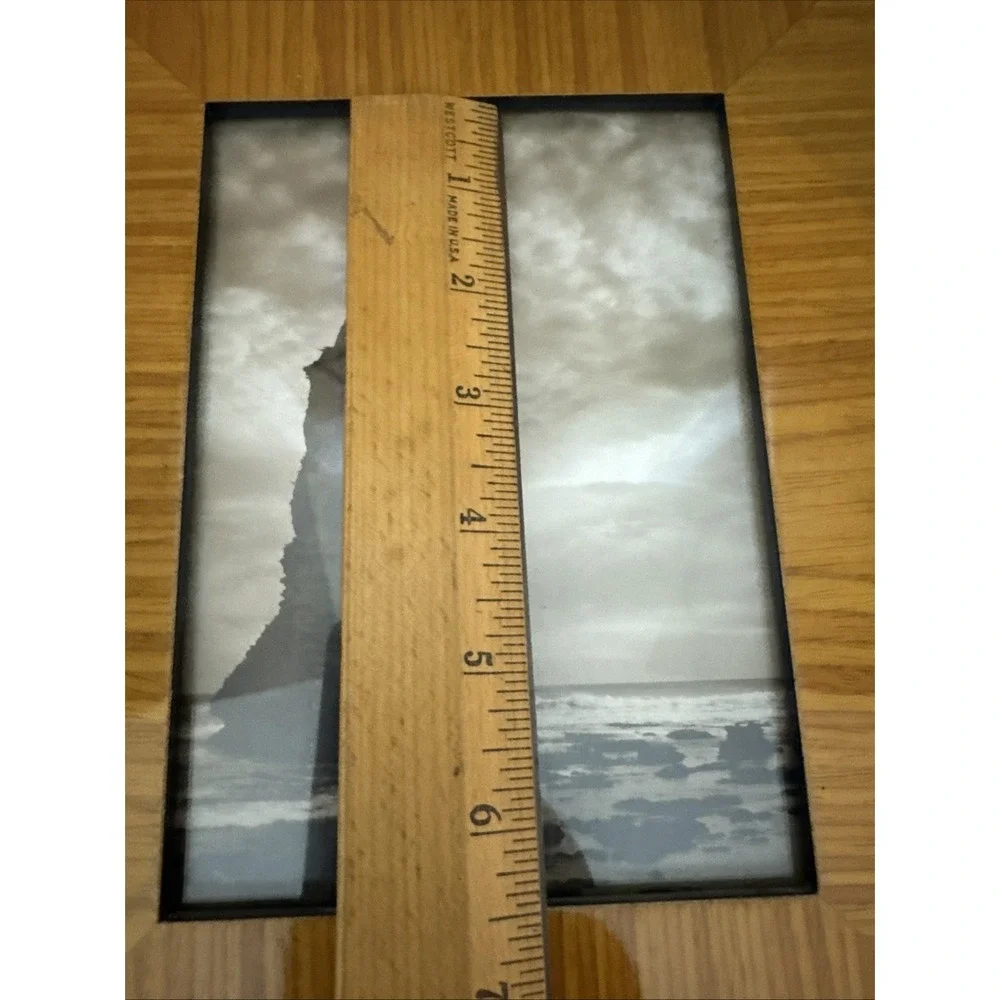 HOTEL COLLECTION Burled Light Wood Photo Frame 5 X 7 Felt Back Wall Hanging